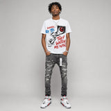 Bugs Bunny 8s DopeSkill T-Shirt They Watch Me Win Graphic