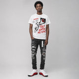 AJ 13 Chicago True Red Cherry DopeSkill T-Shirt They Watch Me Win Graphic
