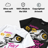 Comic 4s DopeSkill T-Shirt They Watch Me Win Graphic