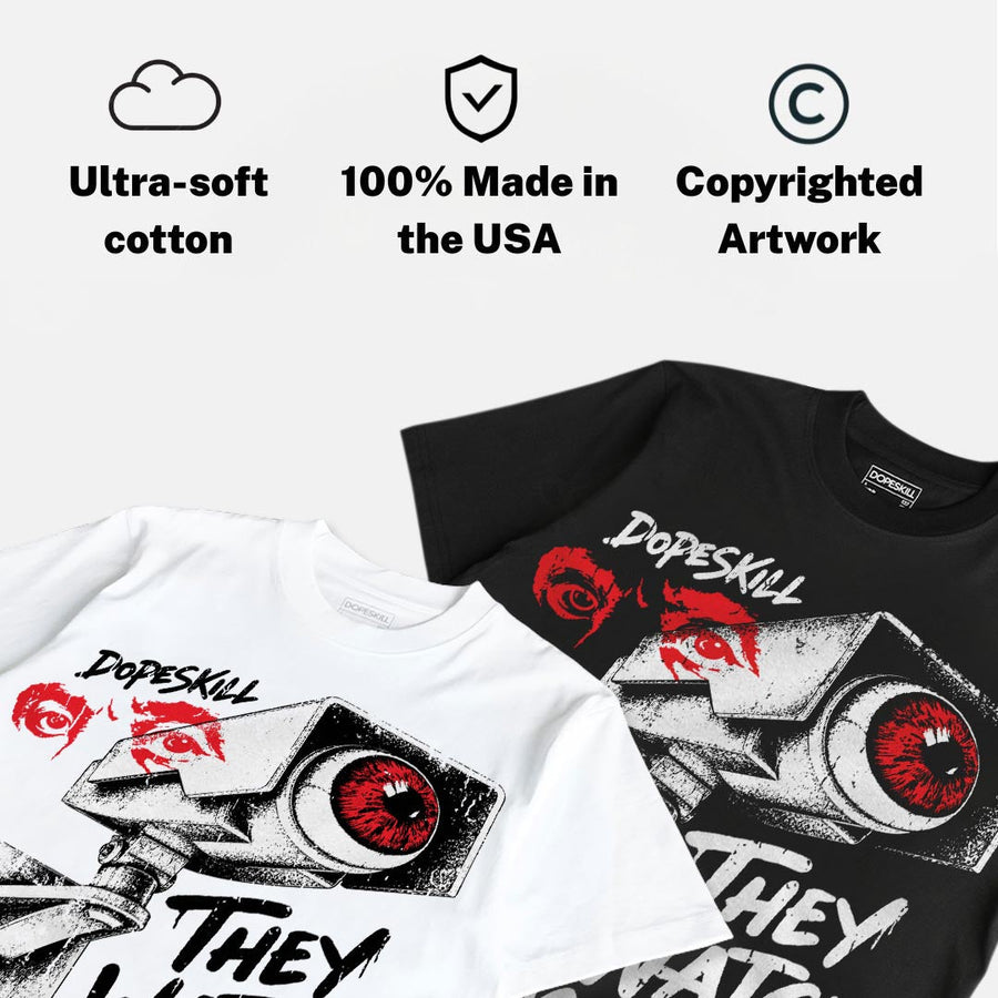 Dunk Panda White Black DopeSkill T-Shirt They Watch Me Win Graphic
