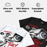 Fire Red “Black Tongue” 5s DopeSkill T-Shirt They Watch Me Win Graphic