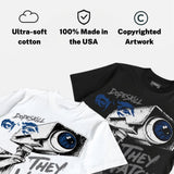 Flint Grey 9s DopeSkill T-Shirt They Watch Me Win Graphic