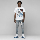 French Blue 12s DopeSkill T-Shirt They Watch Me Win Graphic