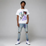 Grape 5s DopeSkill T-Shirt They Watch Me Win Graphic