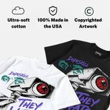 Grape 5s DopeSkill T-Shirt They Watch Me Win Graphic