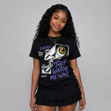 Lakers 4s DopeSkill T-Shirt They Watch Me Win Graphic
