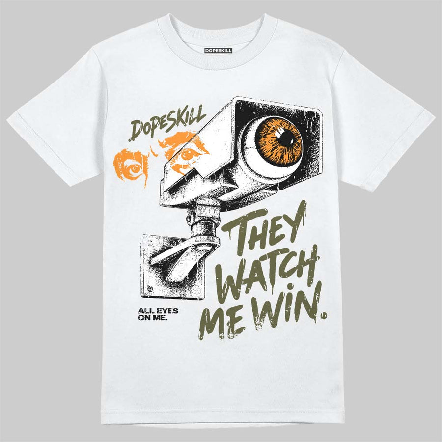 Olive 5s DopeSkill T-Shirt They Watch Me Win Graphic
