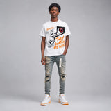 Orange Citrus 3s DopeSkill T-Shirt They Watch Me Win Graphic