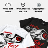 Red Cement 4S DopeSkill T-Shirt They Watch Me Win Graphic