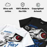 True Blue 3s DopeSkill T-Shirt They Watch Me Win Graphic