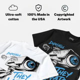 University Blue 14s DopeSkill T-Shirt They Watch Me Win Graphic