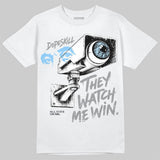 Wolf Grey 5s DopeSkill T-Shirt They Watch Me Win Graphic