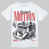 Fire Red “Black Tongue” 5s DopeSkill T-Shirt Too Much Motion Graphic