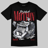 Fire Red “Black Tongue” 5s DopeSkill T-Shirt Too Much Motion Graphic