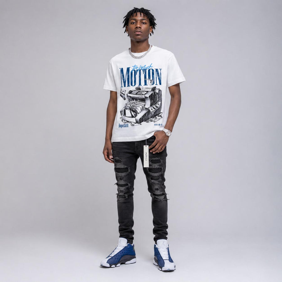 Flint 13s DopeSkill T-Shirt Too Much Motion Graphic
