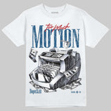 French Blue 12s DopeSkill T-Shirt Too Much Motion Graphic