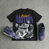 Lakers 4s DopeSkill T-Shirt Too Much Motion Graphic