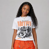 Orange Citrus 3s DopeSkill T-Shirt Too Much Motion Graphic
