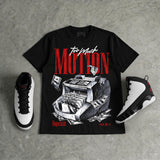 Space Jam 9s DopeSkill T-Shirt Too Much Motion Graphic