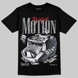 White Cement 4s DopeSkill T-Shirt Too Much Motion Graphic