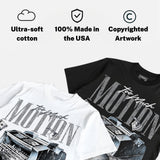 Wolf Grey 5s DopeSkill T-Shirt Too Much Motion Graphic