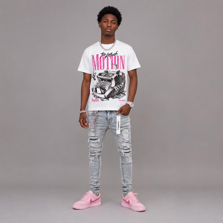 Triple Pink Dunk DopeSkill T-Shirt Too Much Motion Graphic