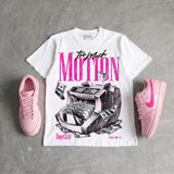 Triple Pink Dunk DopeSkill T-Shirt Too Much Motion Graphic