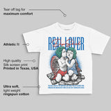 Chalk 3s DopeSkill Toddler Kids T-shirt Real Lover Graphic