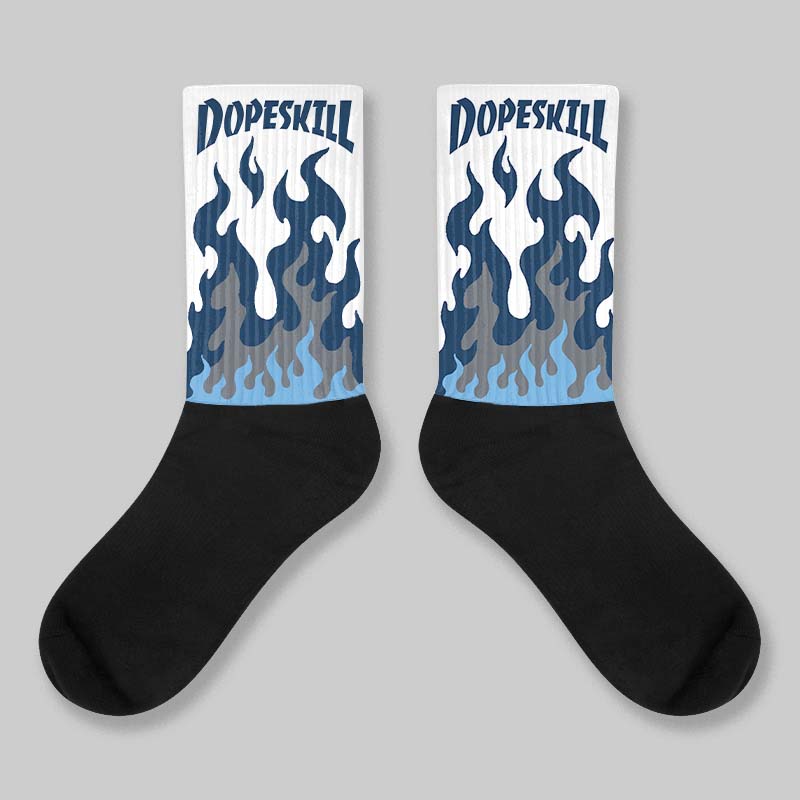 Flint 13s DopeSkill Sublimated Socks FIRE Graphic