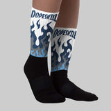 Flint 13s DopeSkill Sublimated Socks FIRE Graphic