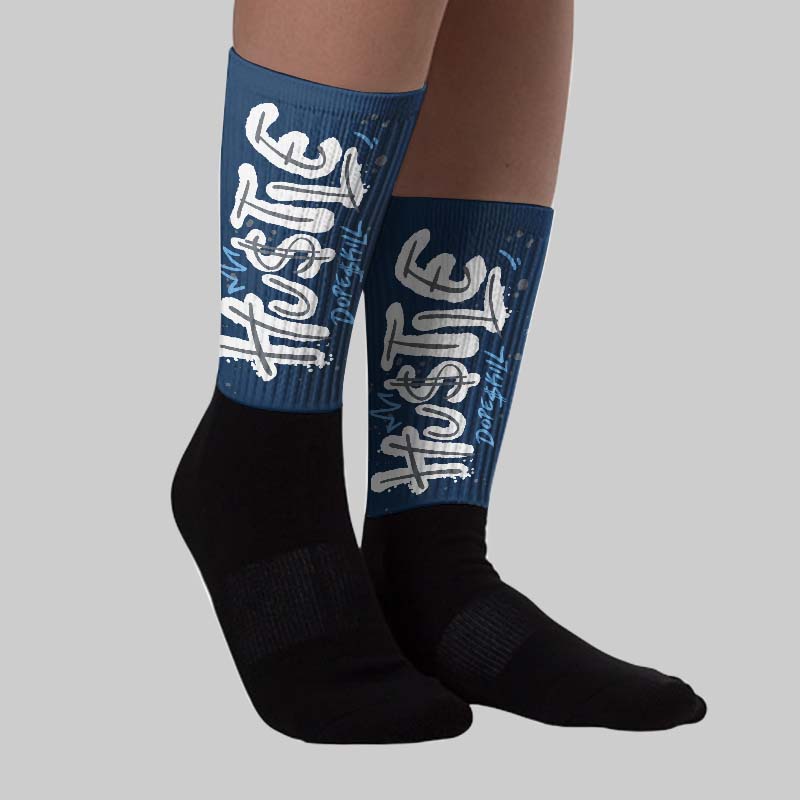 Flint 13s DopeSkill Sublimated Socks Hustle Graphic