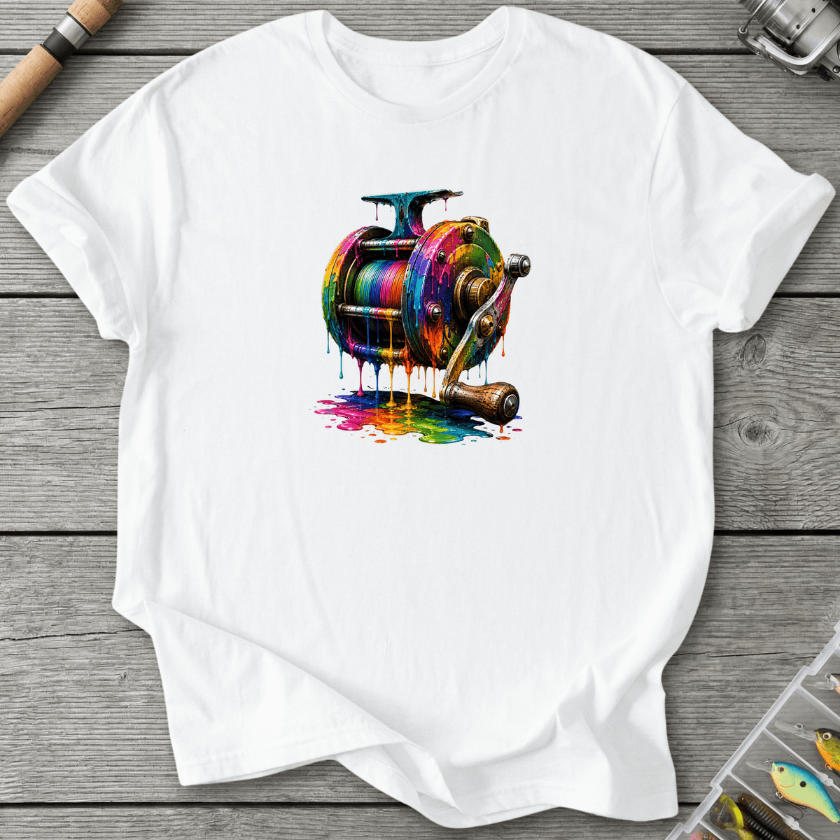 Dripping Ink Reel T-Shirt