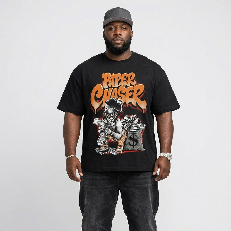 'Orange Citrus' 3s DopeSkill T-Shirt Paper Chaser Boy Graphic