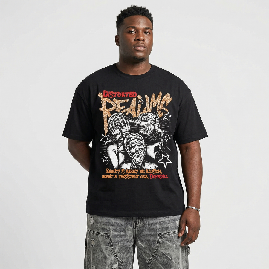 'Orange Citrus' 3s DopeSkill T-Shirt Distorted Realms Graphic