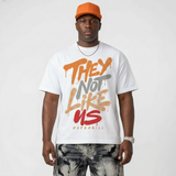 'Orange Citrus' 3s DopeSkill T-Shirt They Not Like Us Graphic