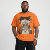 'Orange Citrus' 3s DopeSkill T-Shirt Rich Youth Graphic