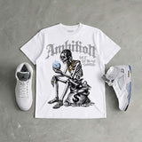White Metallic 5s DopeSkill T-Shirt Ambition Graphic