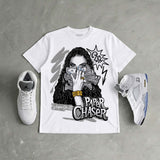 White Metallic 5s DopeSkill T-Shirt NPC Graphic