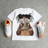 'Orange Citrus' 3s DopeSkill T-Shirt Rich Youth Graphic