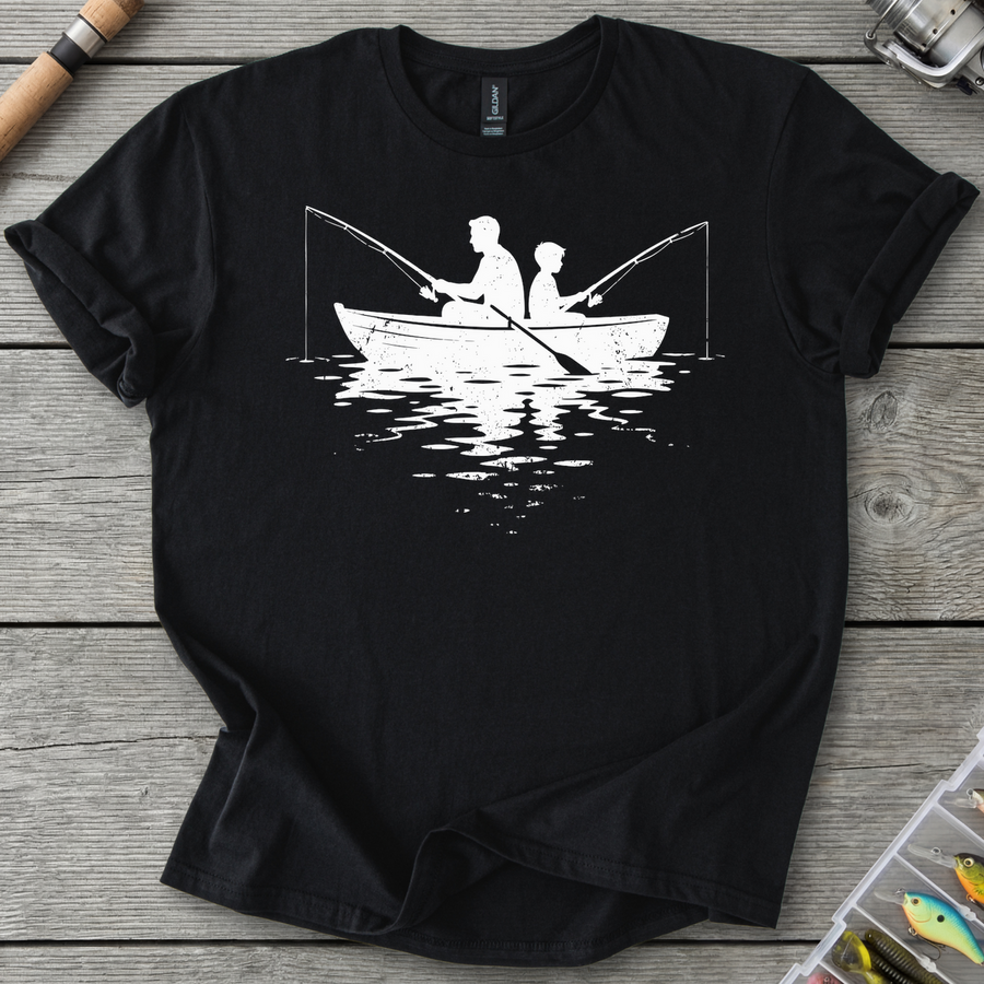 Father Son Boat Fishing T-Shirt