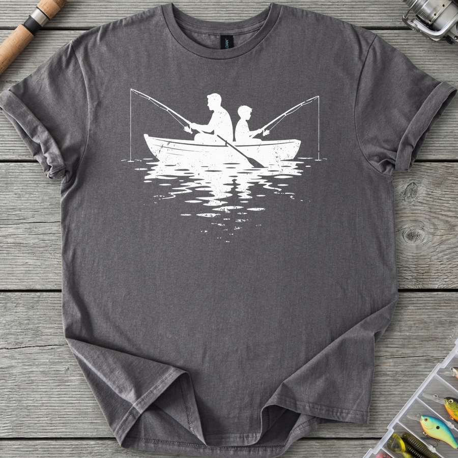 Father Son Boat Fishing T-Shirt