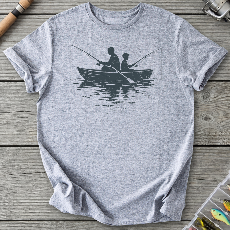 Father Son Boat Fishing T-Shirt
