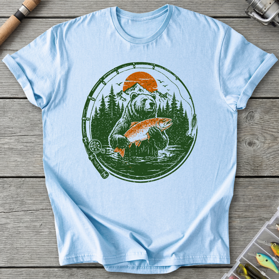Fishing Bear T-Shirt