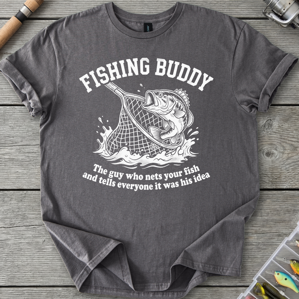 Fishing Buddy Funny Fishing T-Shirt