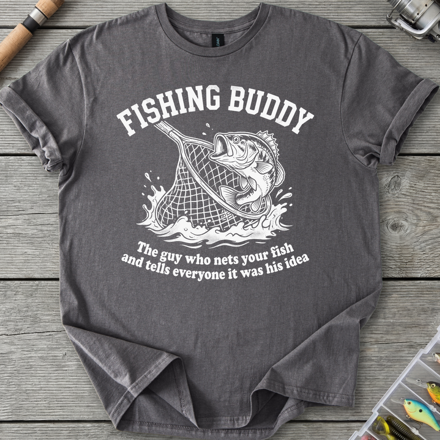 Fishing Buddy Funny Fishing T-Shirt