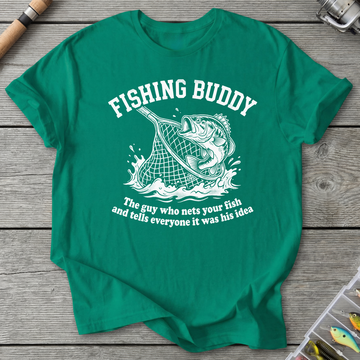 Fishing Buddy Funny Fishing T-Shirt