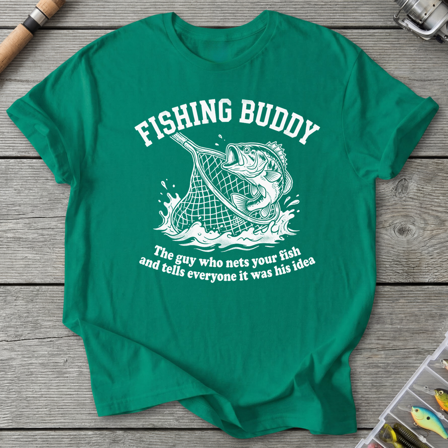Fishing Buddy Funny Fishing T-Shirt