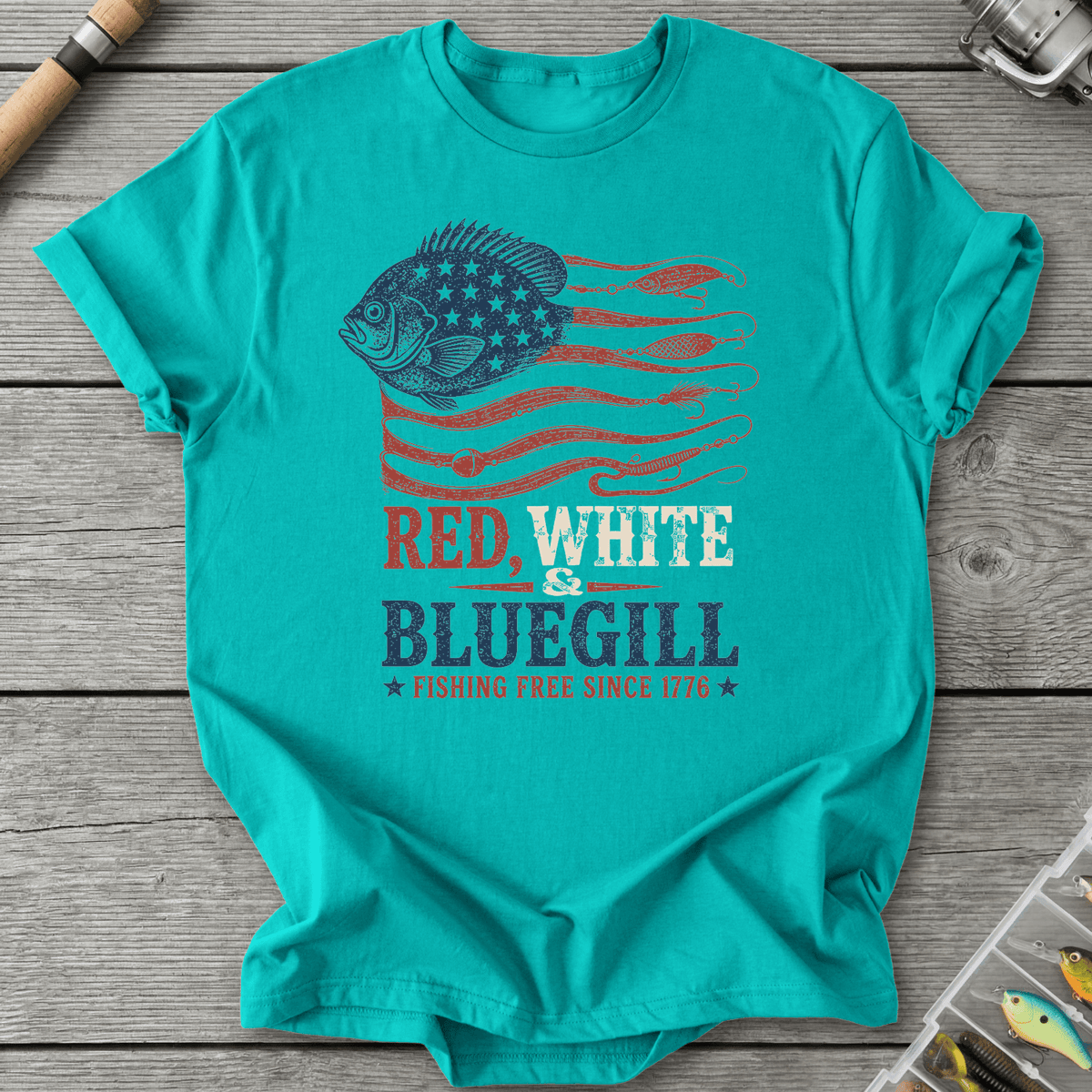 Fishing Free Since 1776 T-Shirt