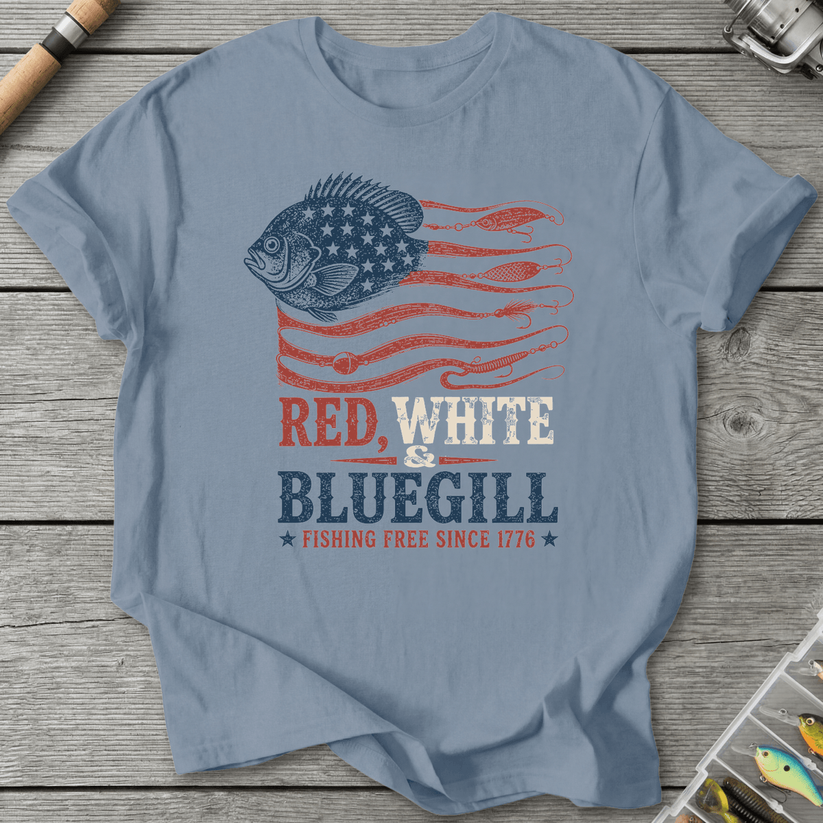 Fishing Free Since 1776 T-Shirt