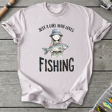 Fishing Girl Bucket Hat T-Shirt